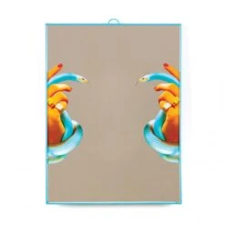 Toiletpaper Mirror - Hands With Snakes By Seletti
