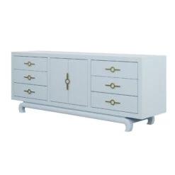 Custom Toulouse Credenza -Furniture & Decoration Shop ToulouseCredenzaMatrix.GulfstreamBlue.03