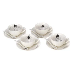 Undressed Teaset - Set Of 4