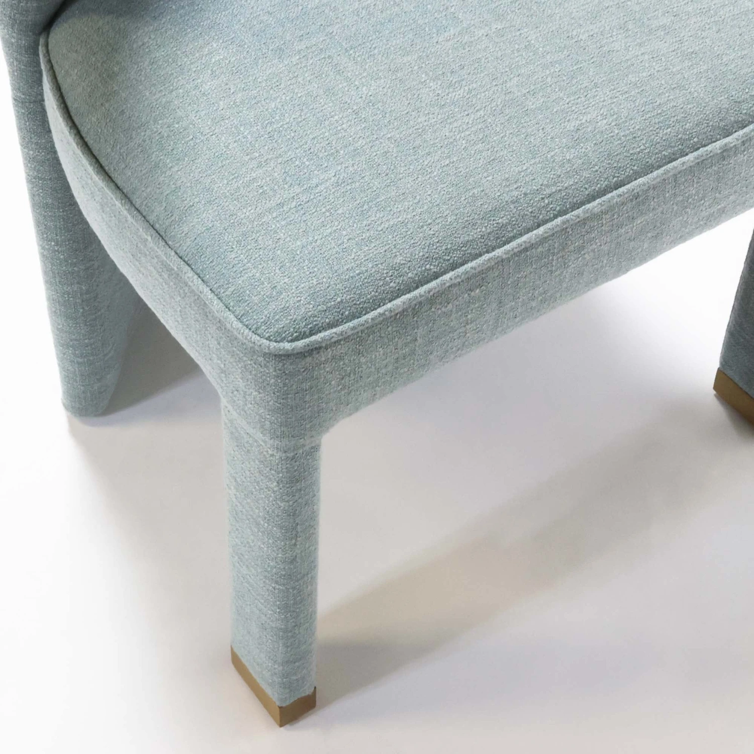 Valerie Dining Chair In French Blue Linen 9 Valerie Dining Chair In French Blue Linen - Image 7