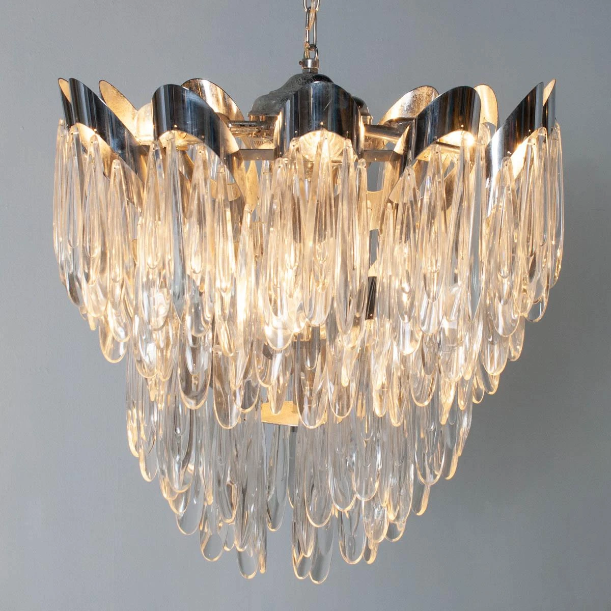 Vintage Austrian Teardrop Chandelier 4 Vintage Austrian Teardrop Chandelier - Image 2