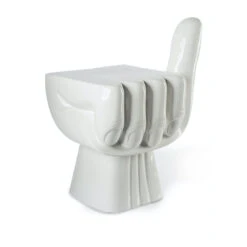 Fist Chair - White -Furniture & Decoration Shop White Fist Chair.02