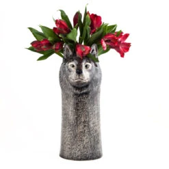 Wolf Flower Vase -Furniture & Decoration Shop WolfFlowerVase.013