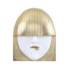 Fashion Faces Large Pout Wall Art - Gold -Furniture & Decoration Shop ph101926