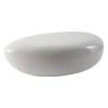 River Stone Small White Coffee Table - White 1 River Stone Small White Coffee Table - White -Furniture & Decoration Shop ph67485